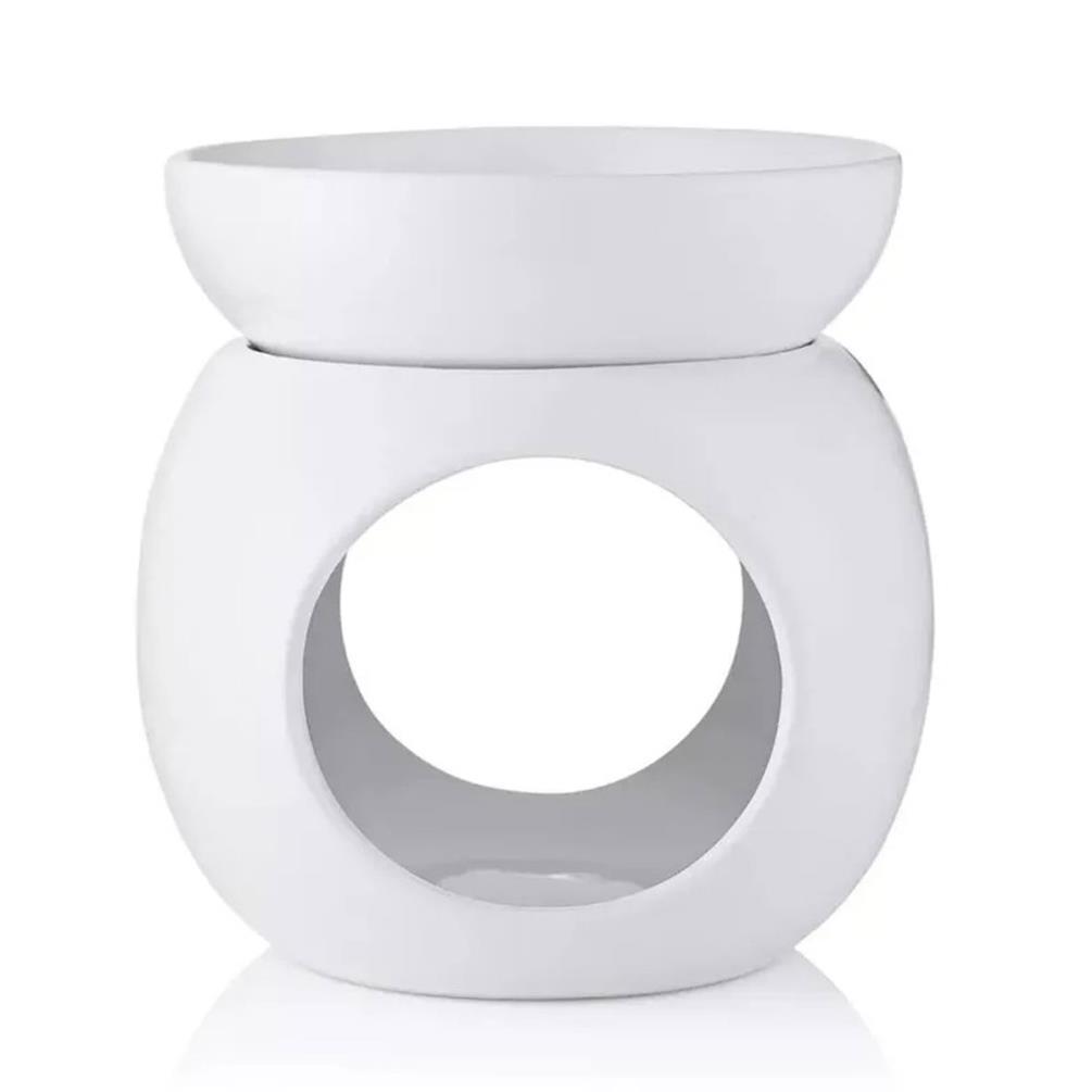 Ava May White Round Wax Melt Warmer £8.99